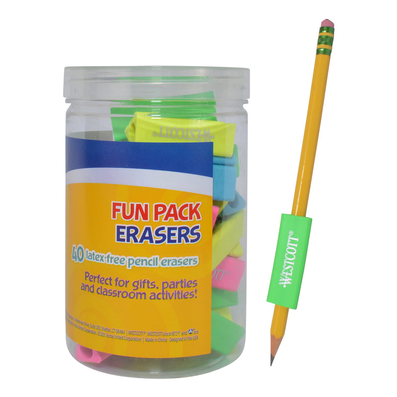 40-piece Erasers Fun Pack