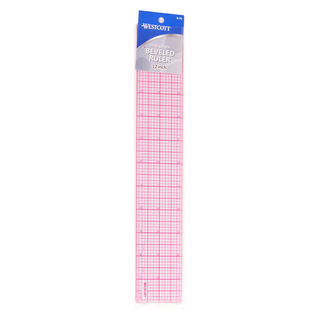 12in 8ths Grid Ruler
