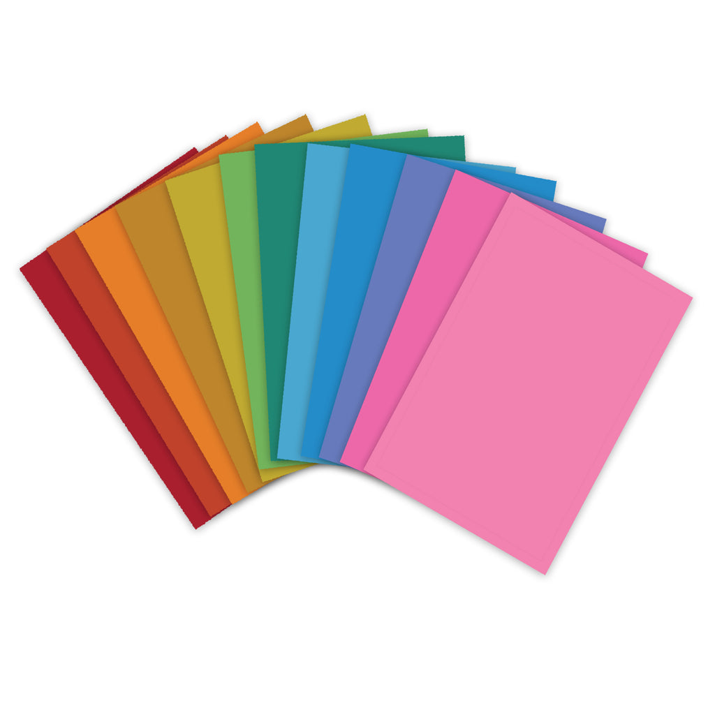 Punkydoodle® Paper Cardstock, Assorted, 8.5" x 11", 100 Sheets