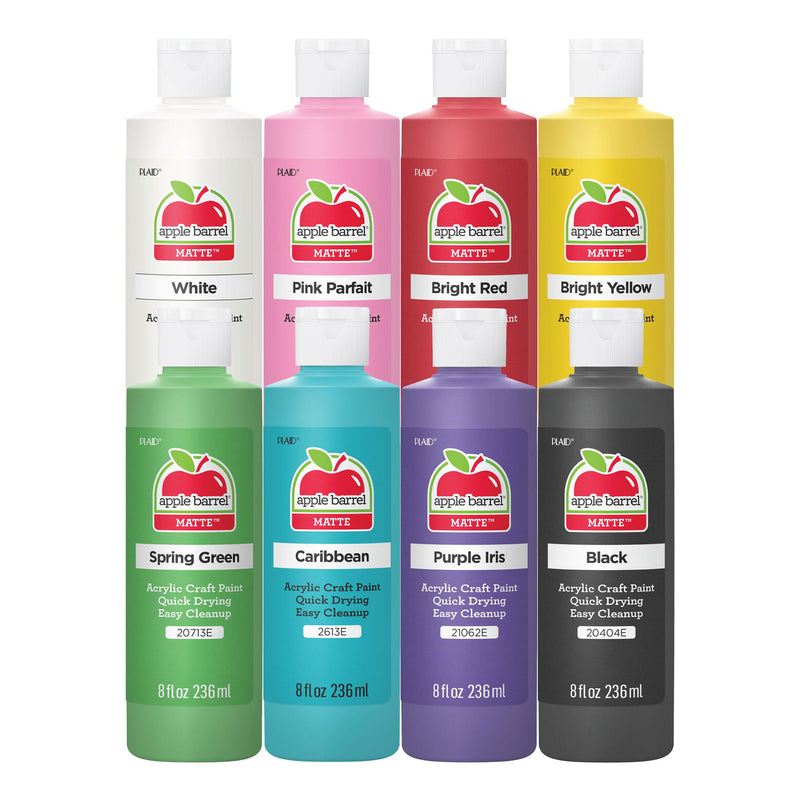 Acrylic Paint Matte, 8oz., 8-Piece Set