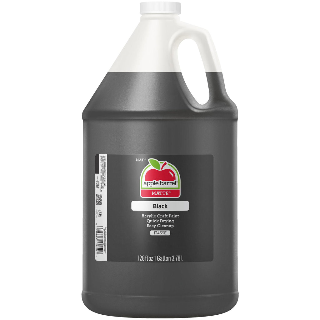 Acrylic Paint Matte, Gallon, Black