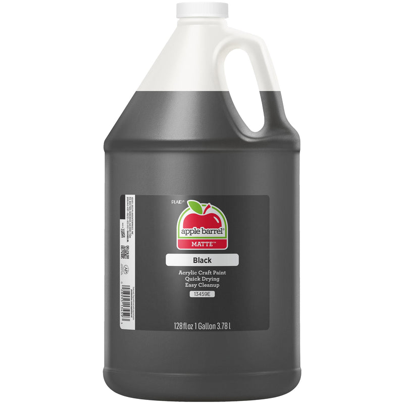 Acrylic Paint Matte, Gallon, Black