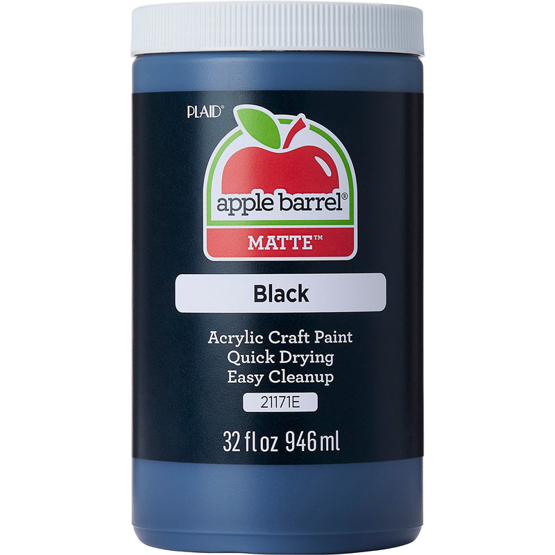 Acrylic Paint Matte, 32oz., Black