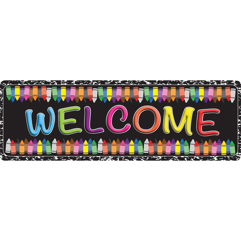 The Original Fun Mat™, Mat Runner, 15.5" x 47", Welcome Crayons