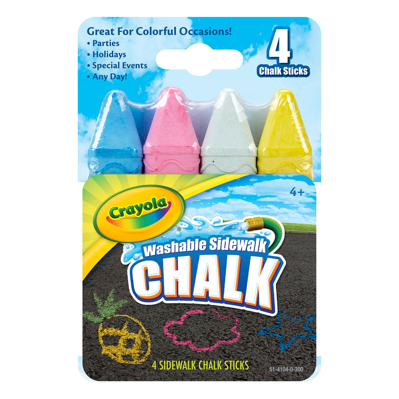 Crayola 4ct Sidewalk Chalk