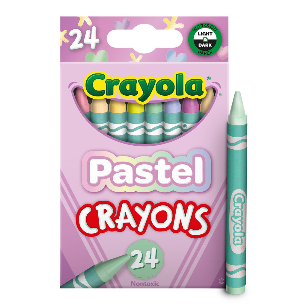Crayola Pastel Crayons 24 Colors