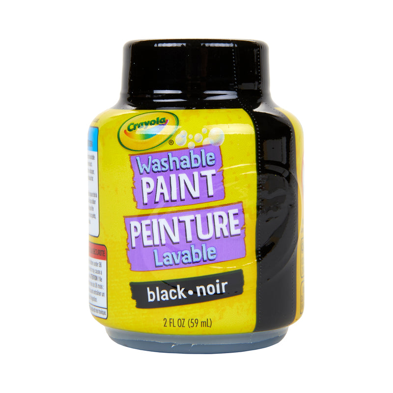 Black Crayola 2oz Washable Paint