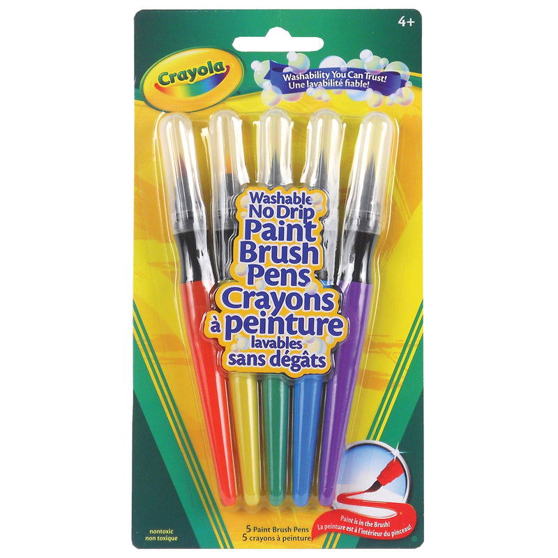 5 Count Paint Brush Pens