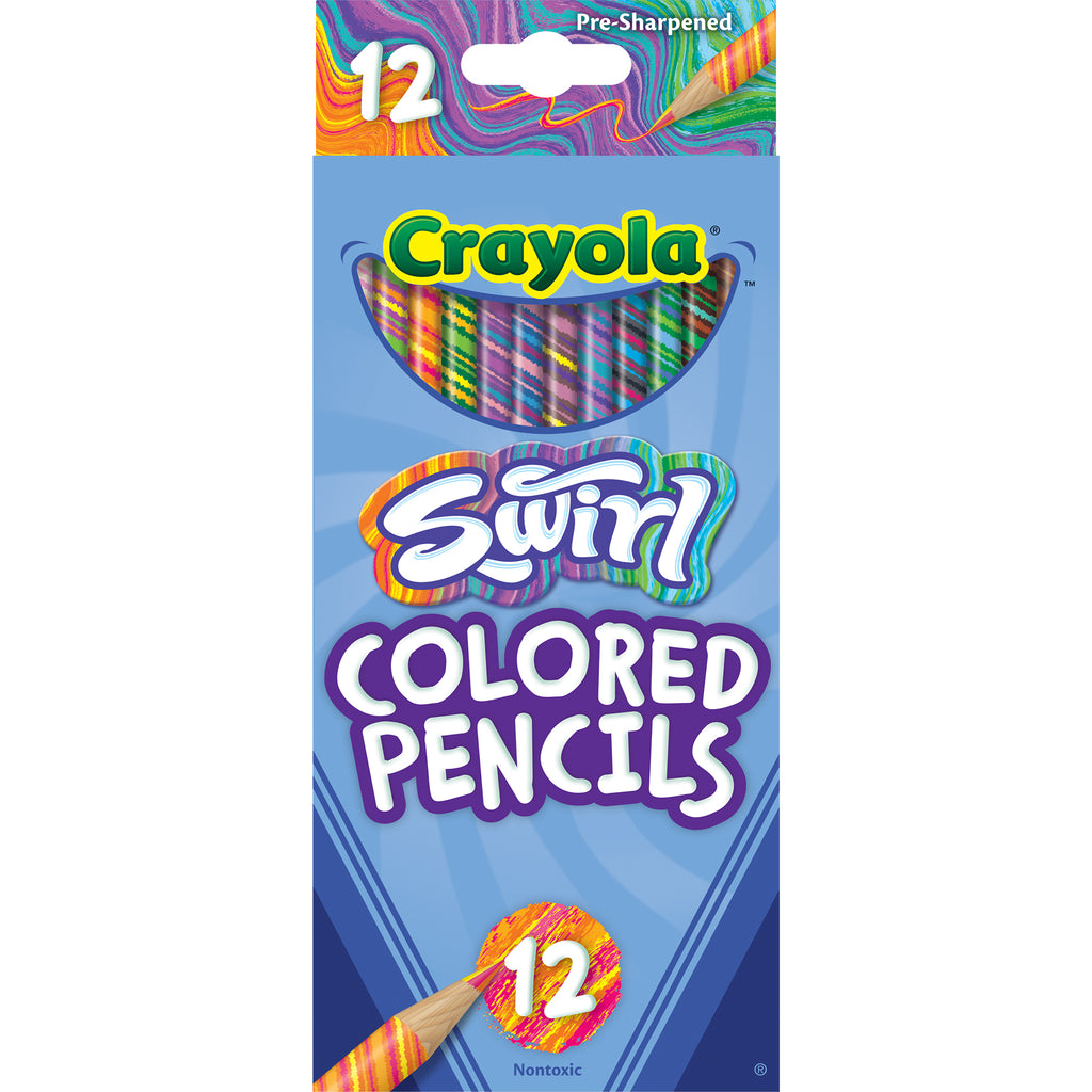 12ct Swirl Colored Pencils Crayola