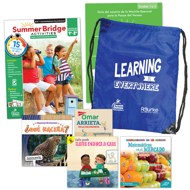 Summer Bridge Spanish Backpack, Grade 1-2