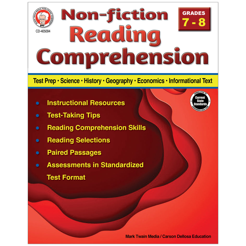 Nonfiction Reading Comprehen Gr 7-8