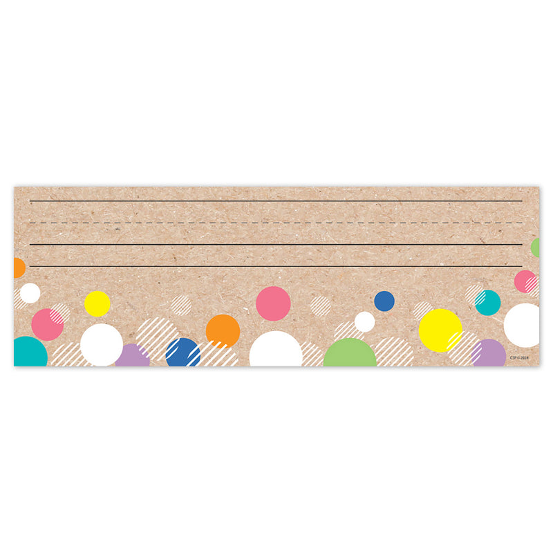 Colorful Kraft Bubbles Name Plates Krafty Pop