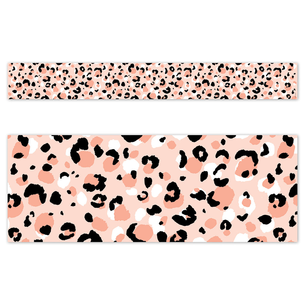 Blush Leopard Jungle Friends Border