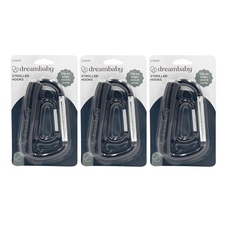 Stroller Hooks, 2 Per Pack, 3 Packs