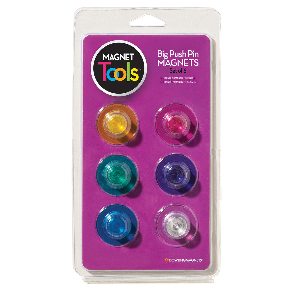 Magnet Tools Big Push Pin Magnets
