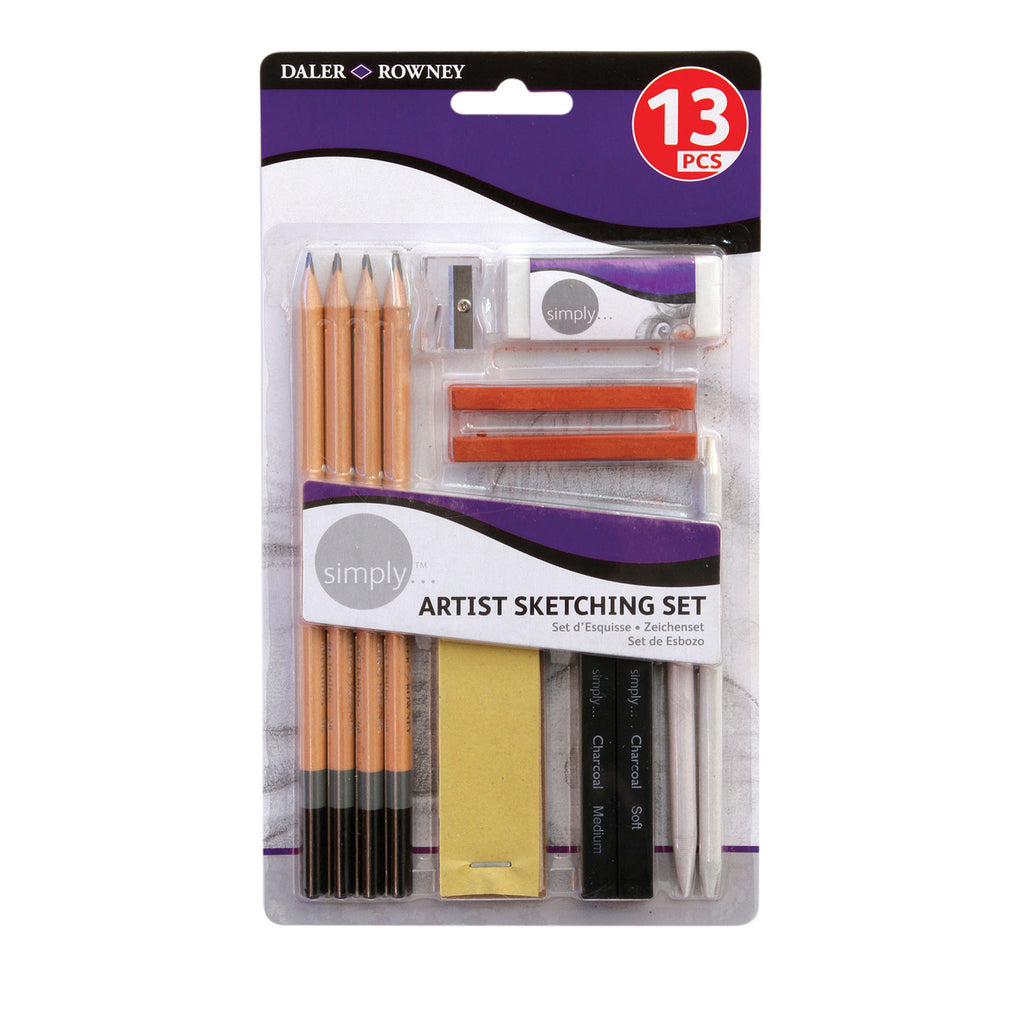 Simply Sketching Pencils Set 13ct