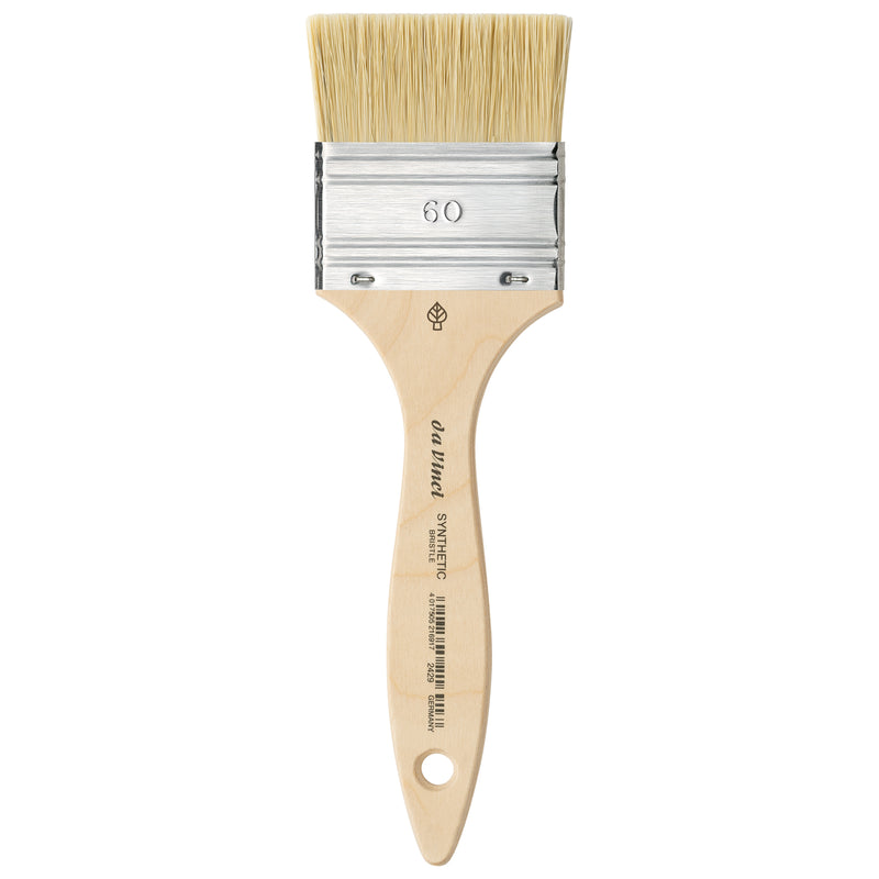 SYNTHETIC Mottler Brush, Natural Hog, Acrylic & Oil, Flat, Series 2429, Size 60