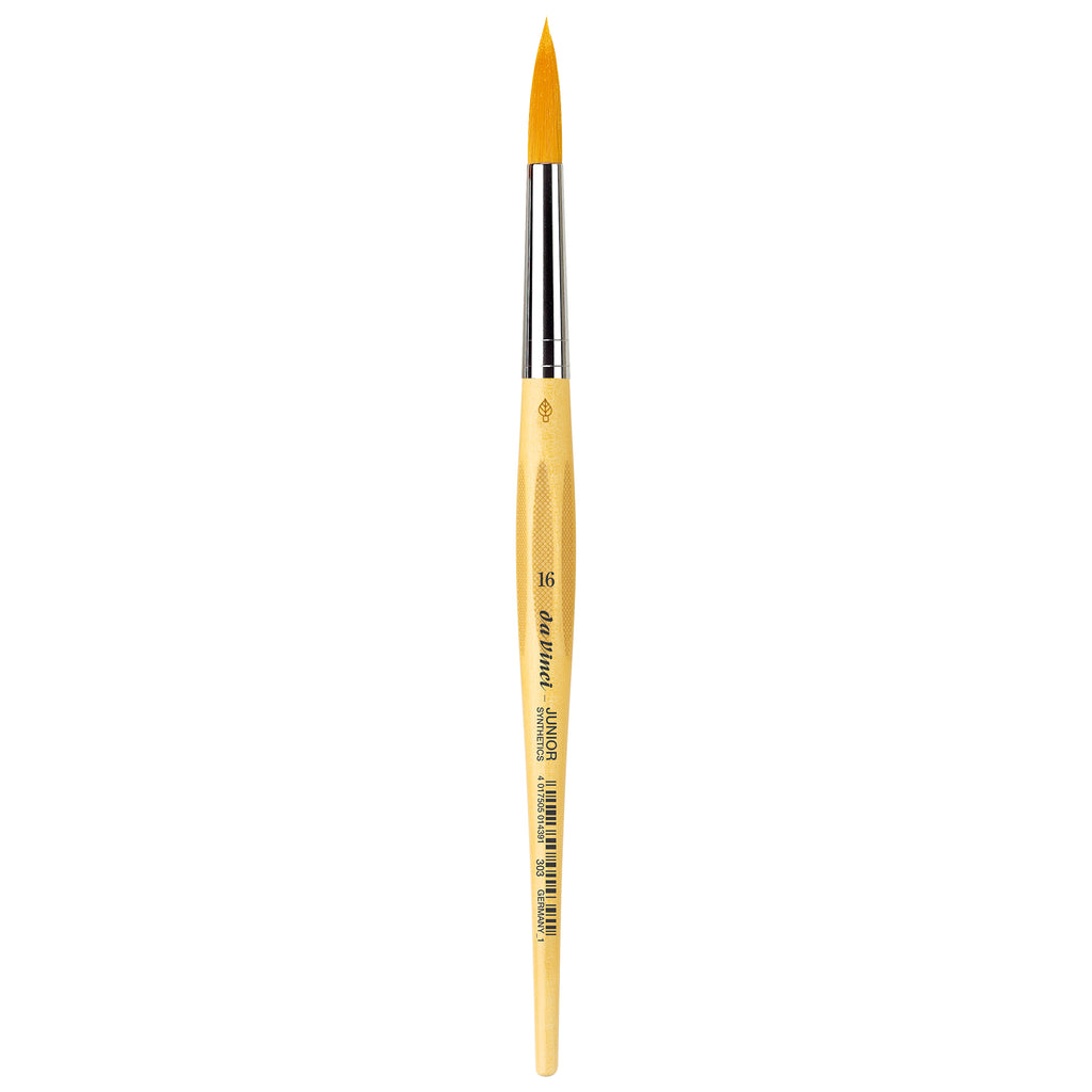JUNIOR Synthetics Student Brush, Synthetic, Tempera, Round, Series 303, Size 16