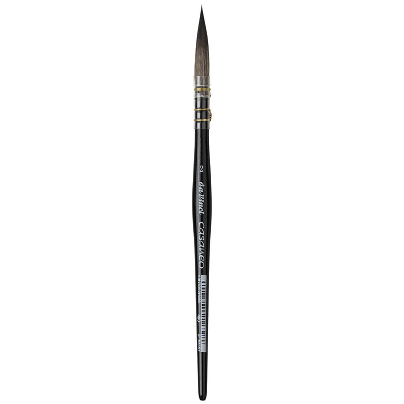 CASANEO Quill Liner, Extra Soft Synthetic, Watercolor, Long Tip, Series 490, Size 2