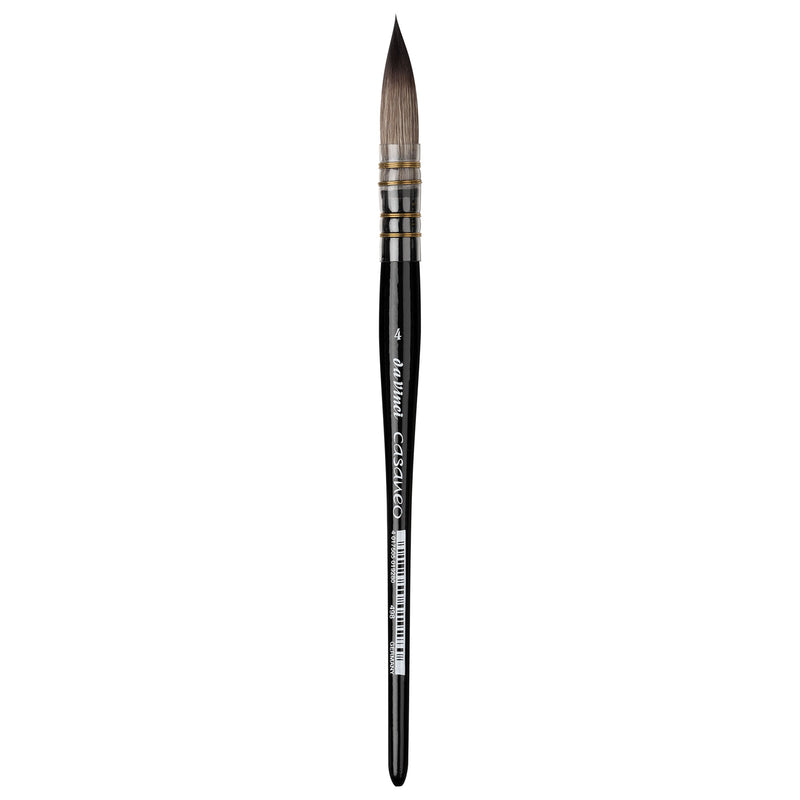 CASANEO Quill Wash, Extra Soft Synthetic, Watercolor, Series 498, Size 4