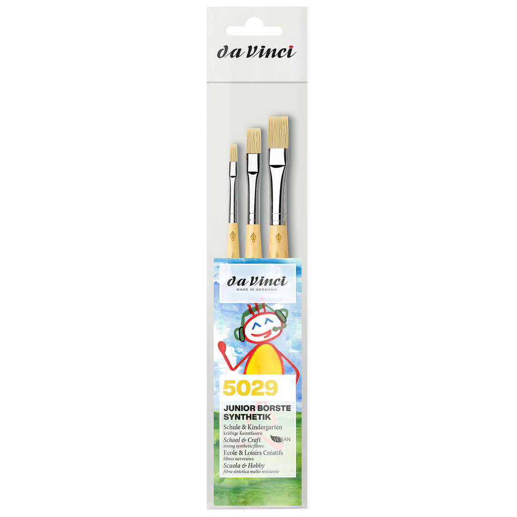 Junior Borste 3 Brush Synthetic Set