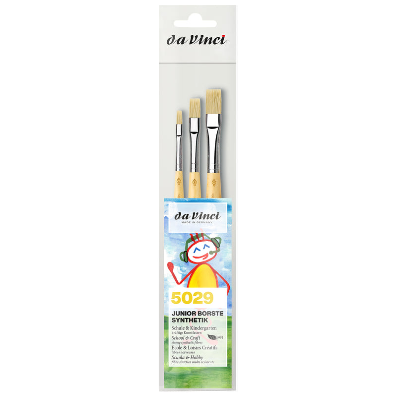 Junior Borste 3 Brush Synthetic Set