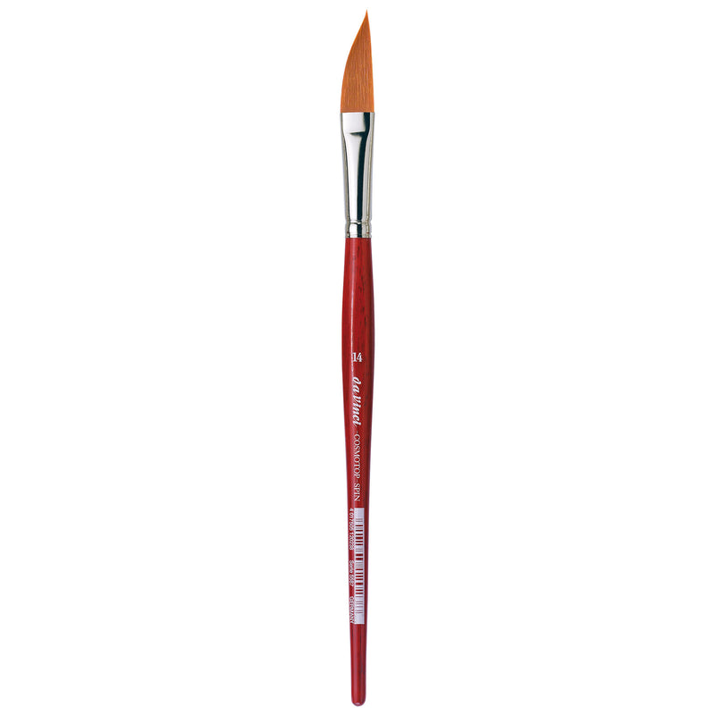 COSMOTOP-SPIN Striper Brush, Synthetic, Watercolor, Slant, Size 14