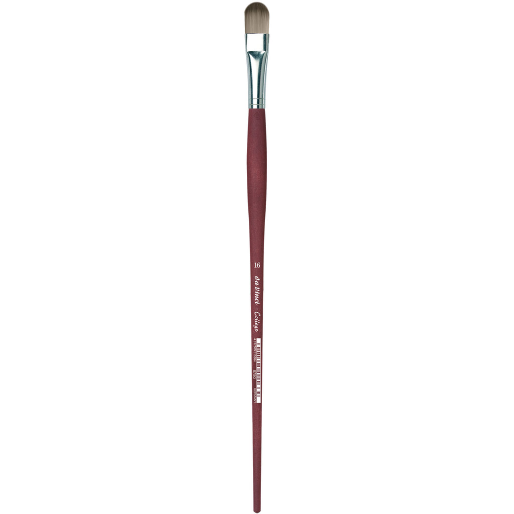 COLLEGE Student Brush, Synthetic, Acrylic & Oil, Filbert, Series 8750, Size 16
