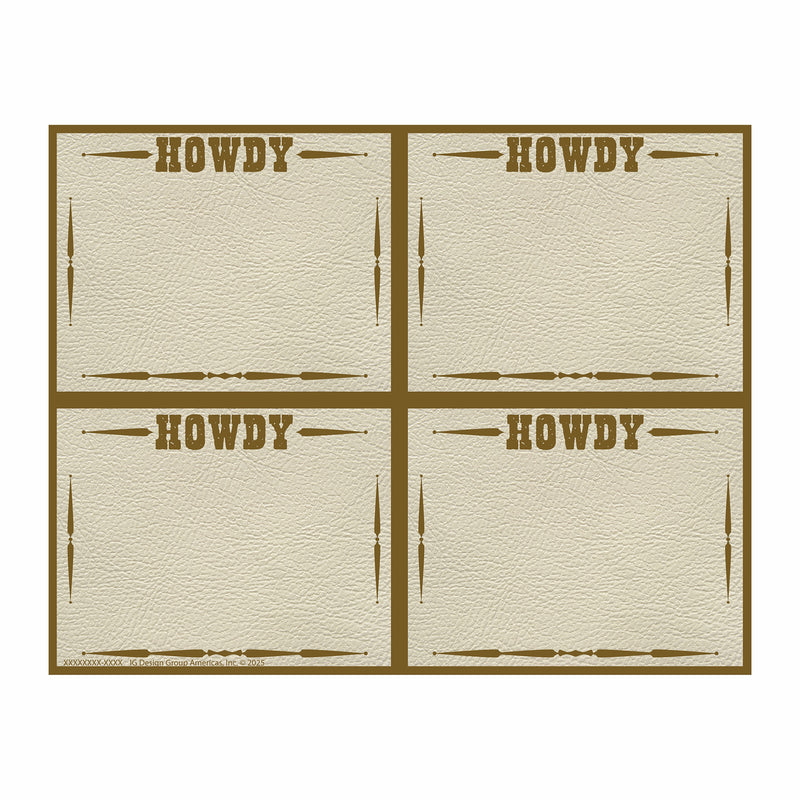 Wild Wild Classroom Name Tags