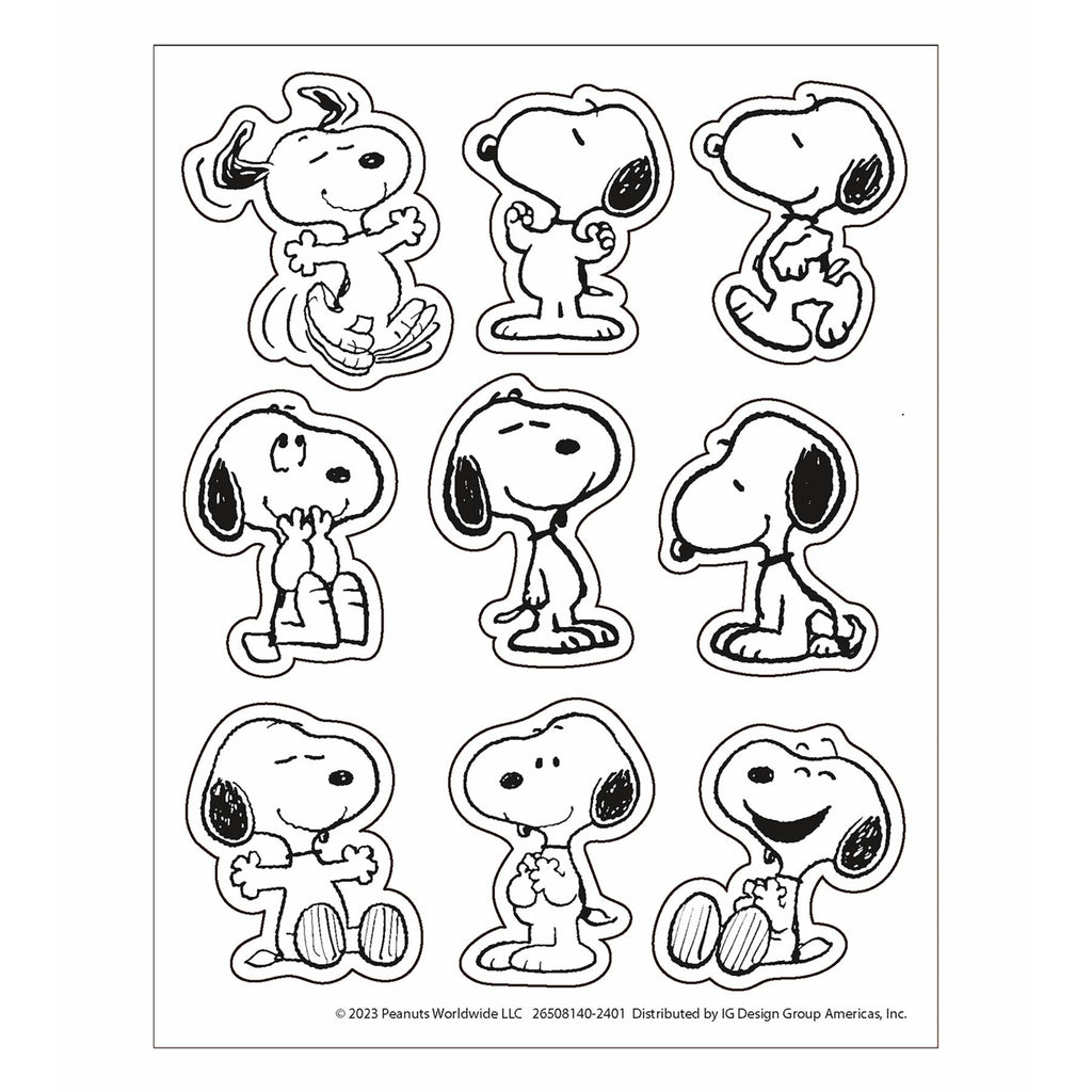 Peanuts Snoopy Giant Stickers Die Cut