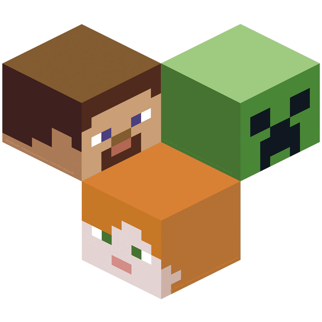 Minecraft Assorted Paper Cut Out