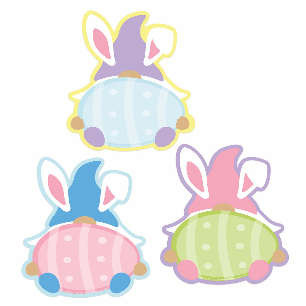 Easter Gnomes Paper Cut Outs