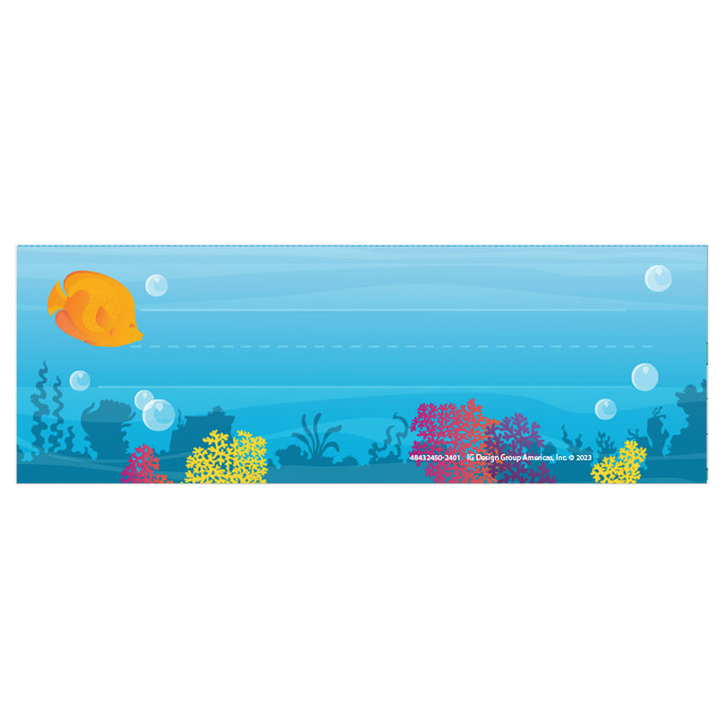 Seas The Day Name Plates Tented