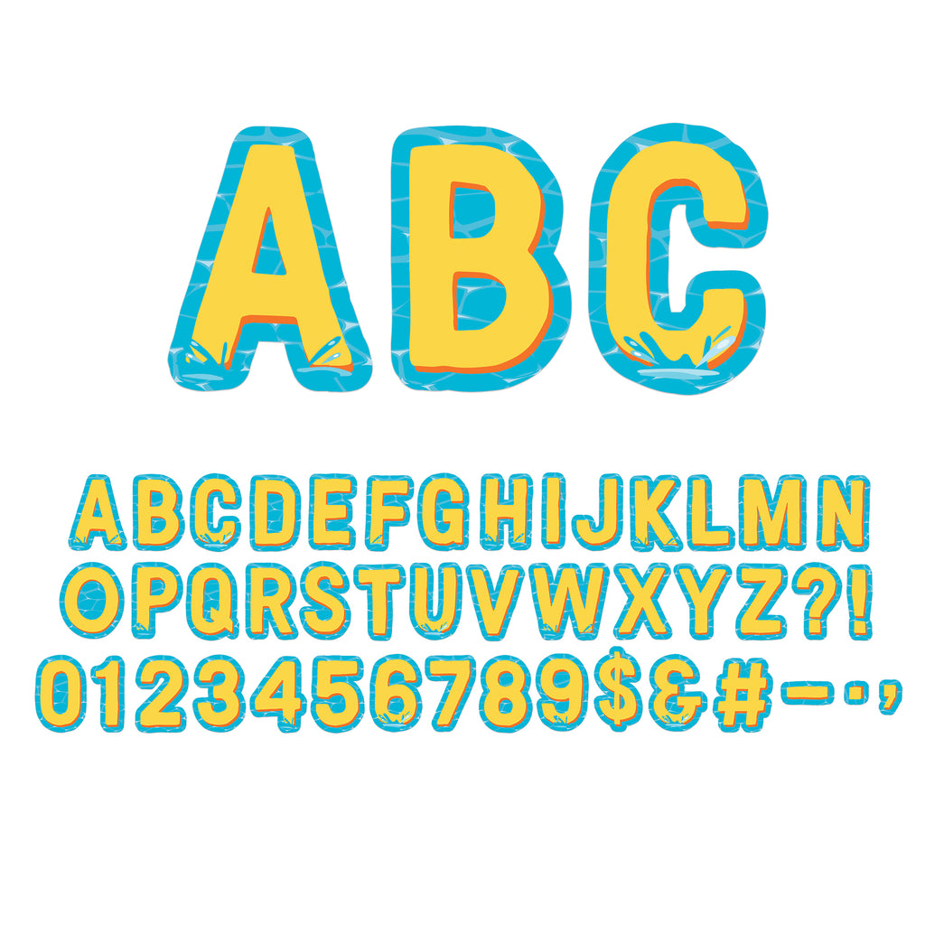 Seas The Day Deco Letters