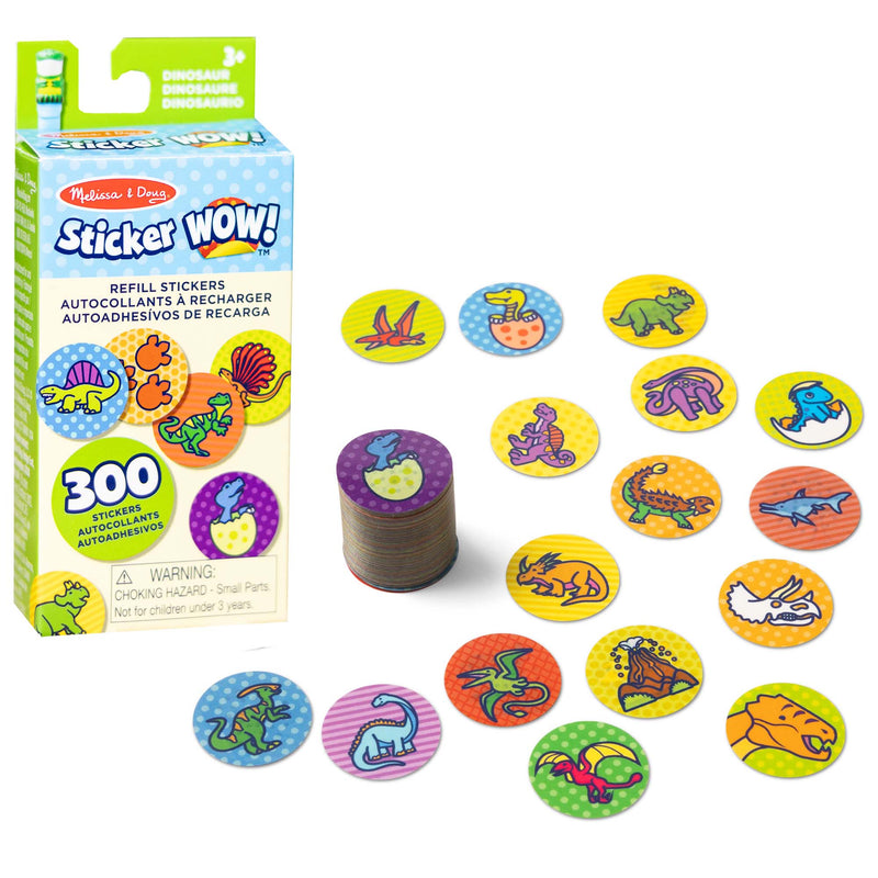 Dinosaur Refill Stickers Sticker Wow