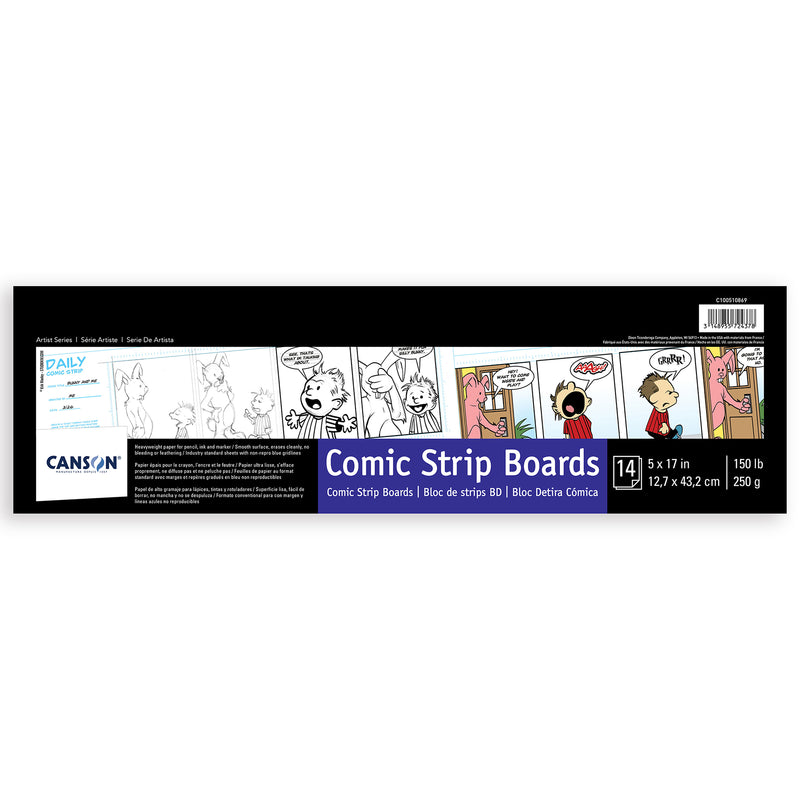 Comic Strip Board 14 Sheet 5x17in