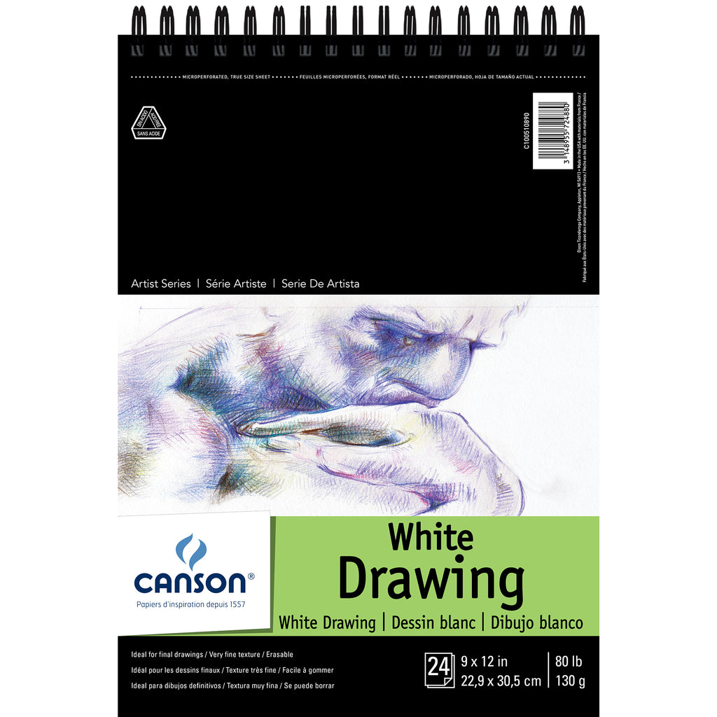 Drawing Pad White Top 24 Sht 9x12