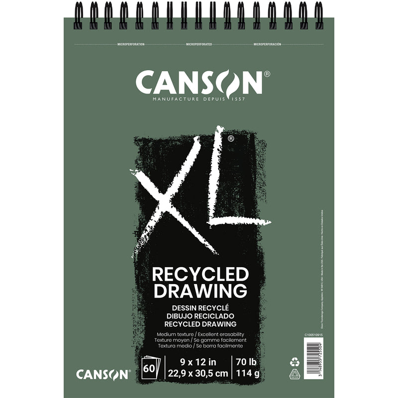 Xl Drawing Pad Recycled Top 9x12in 60 Sheets
