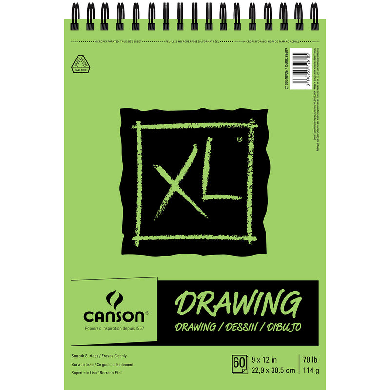 Xl Drawing Pad Top 9x12in 60 Shts