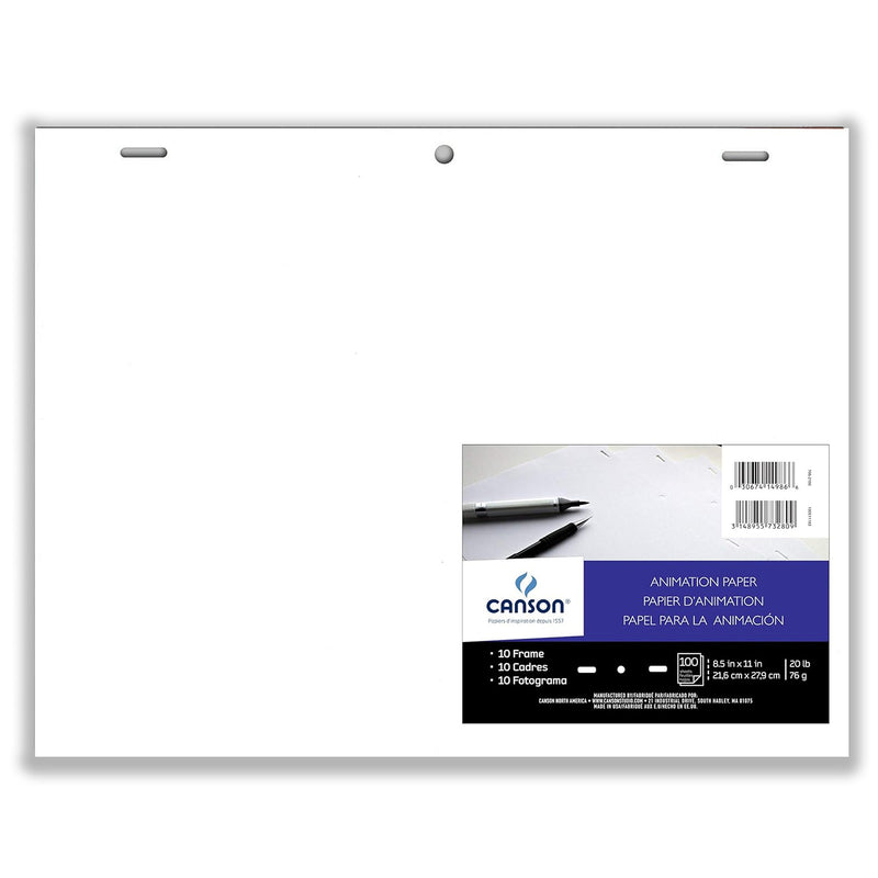 Animation 10 Frame Sheet 100 Sheets 8.5x11in