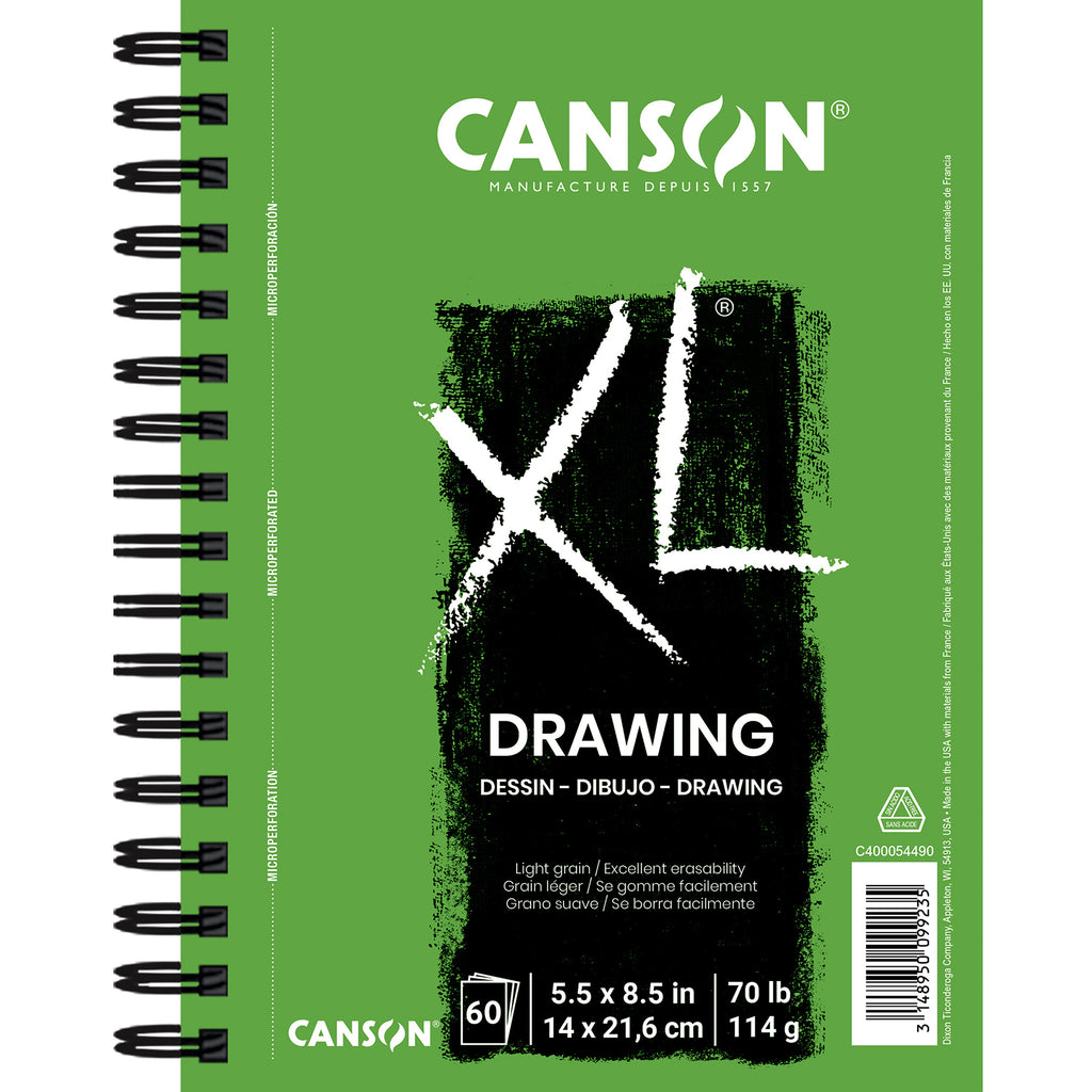Xl Drawing Pad Side 5.5x8.5in 60 Sheets