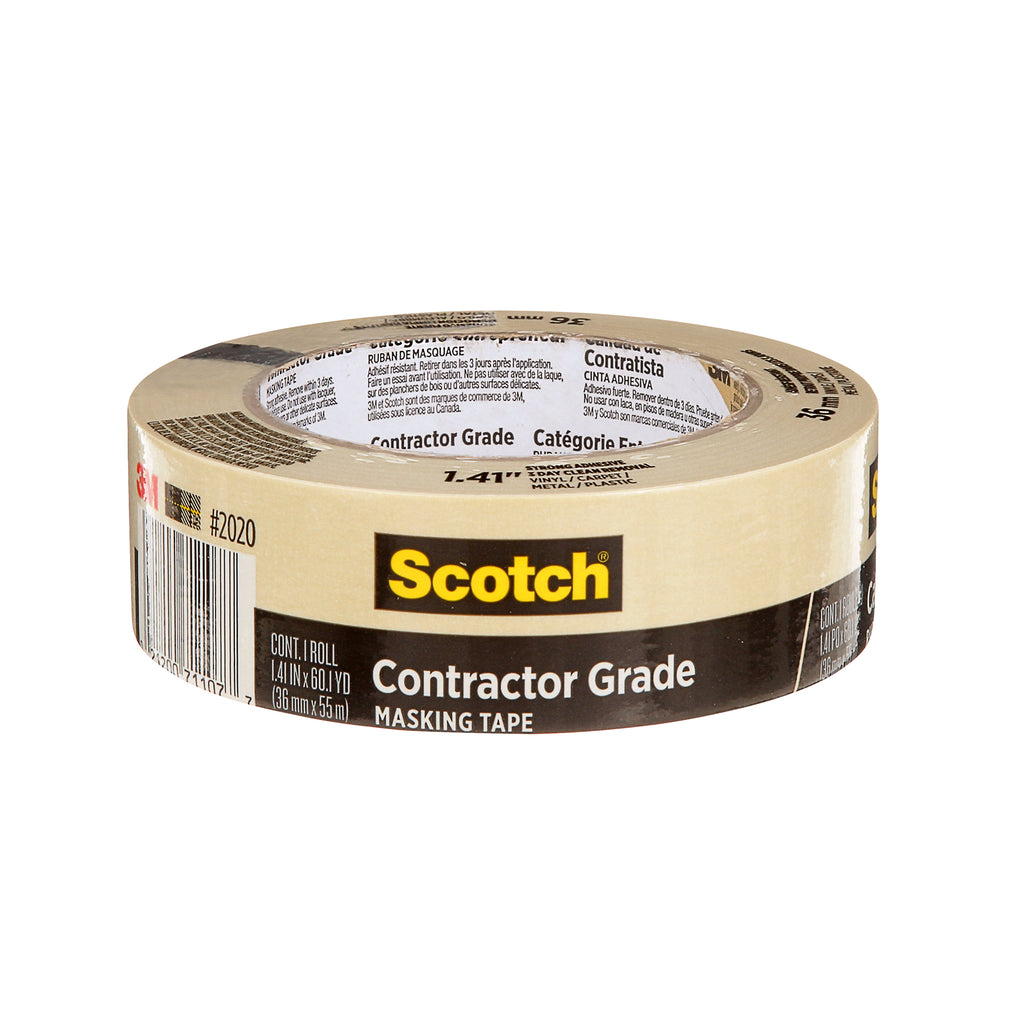 1 Roll Masking Tape 36mm Contractor Grade
