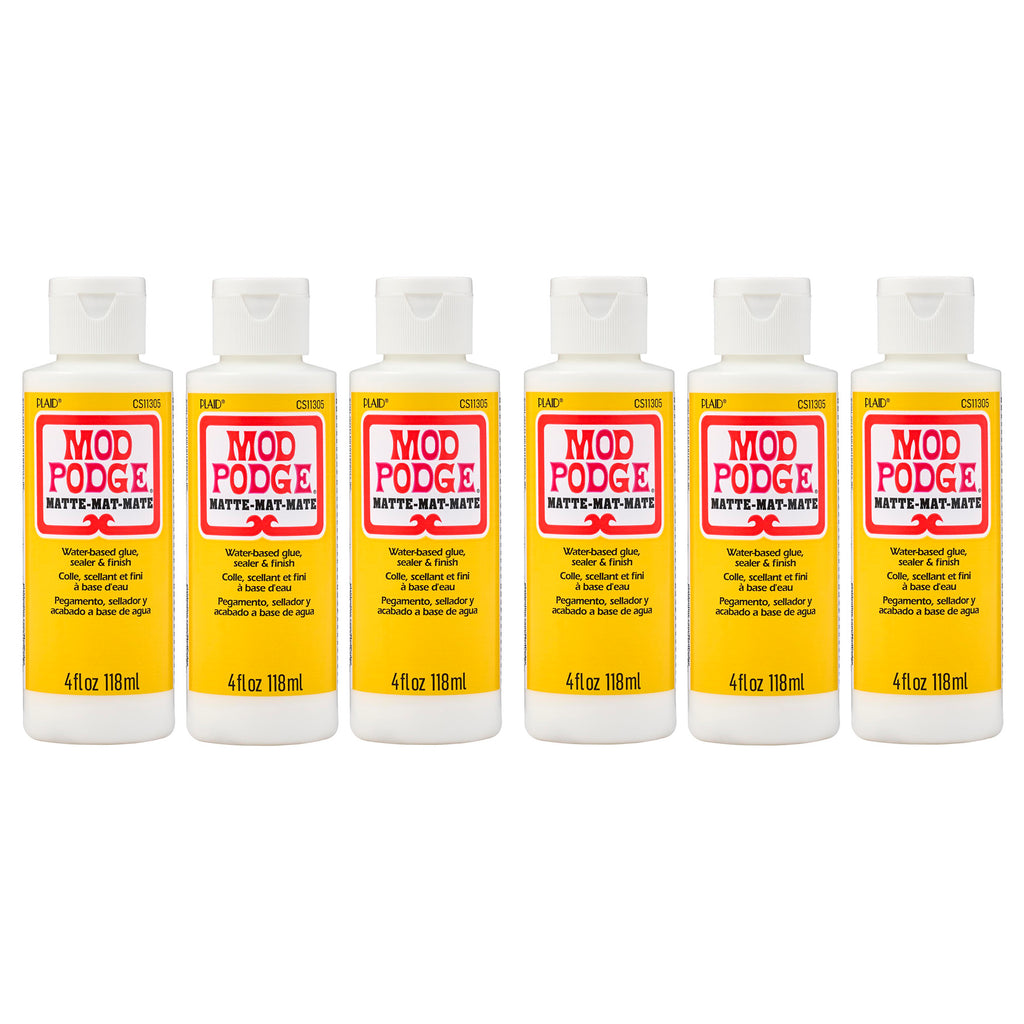 Decoupage Glue, Matte 4oz., Pack of 6