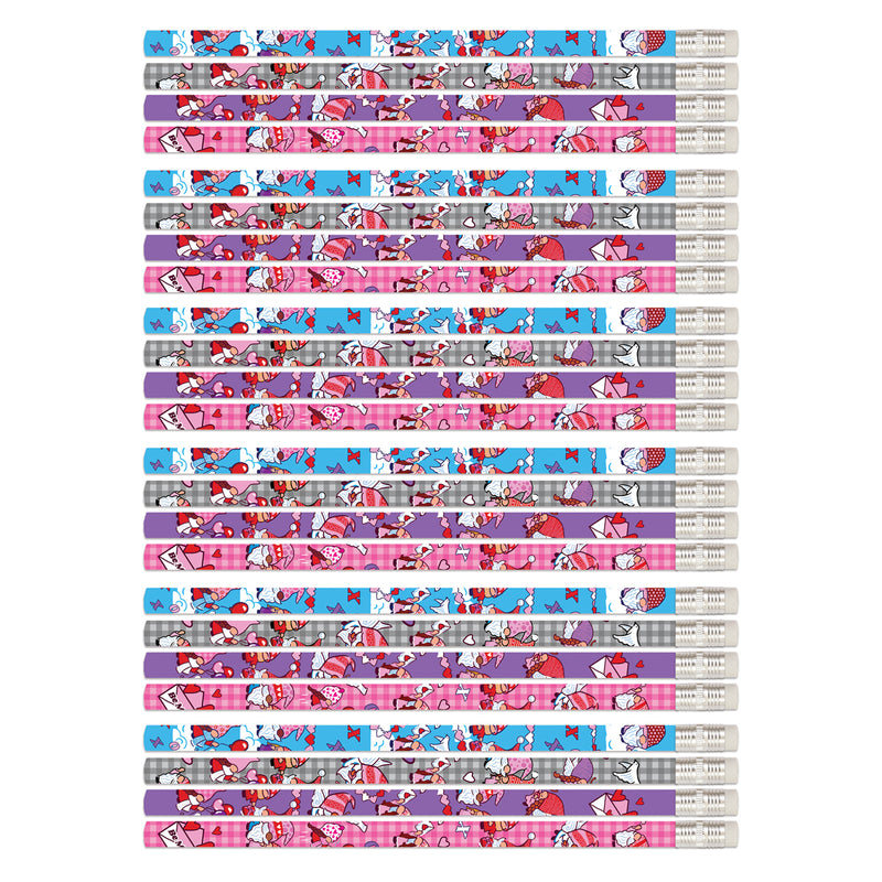 Valentine Gnomes Pencils, 12 Per Pack, 6 Packs
