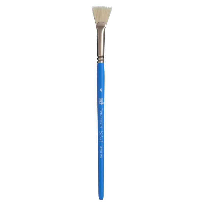 Select Bristle Fan Size 4 Series 3750 Short Blue Handle