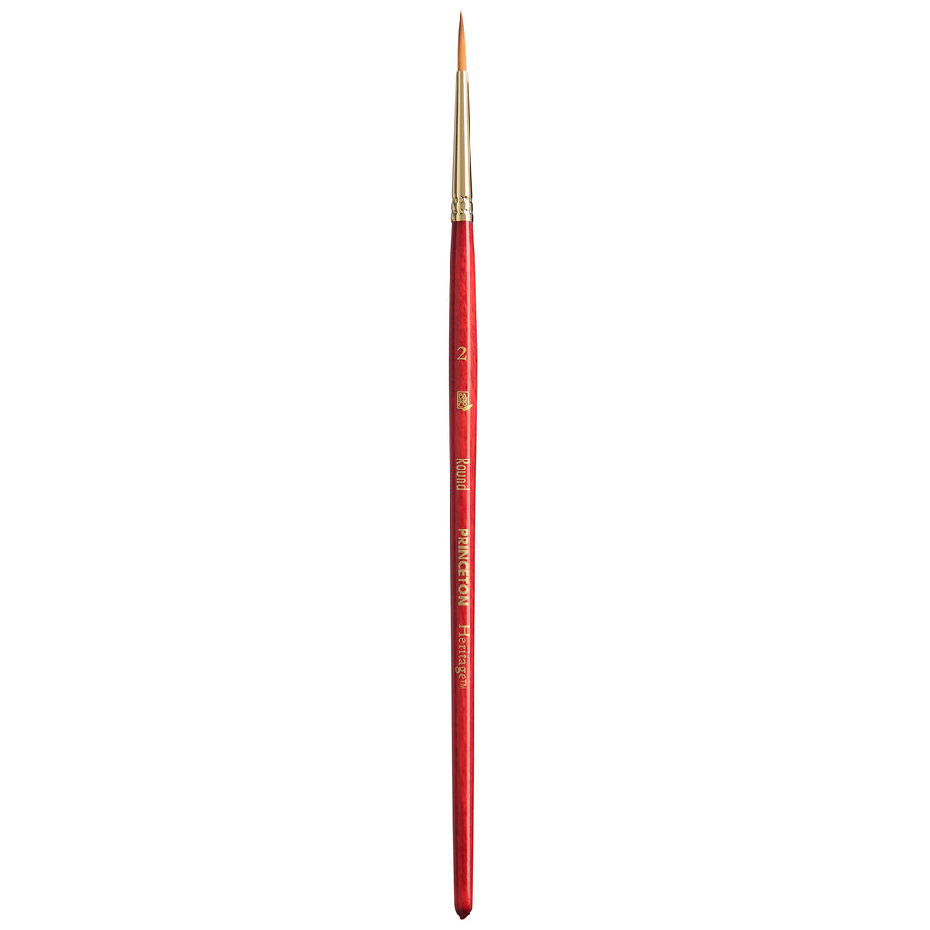 Heritage Round Brush Size 2 Series 4050 Short Scarlet Handle