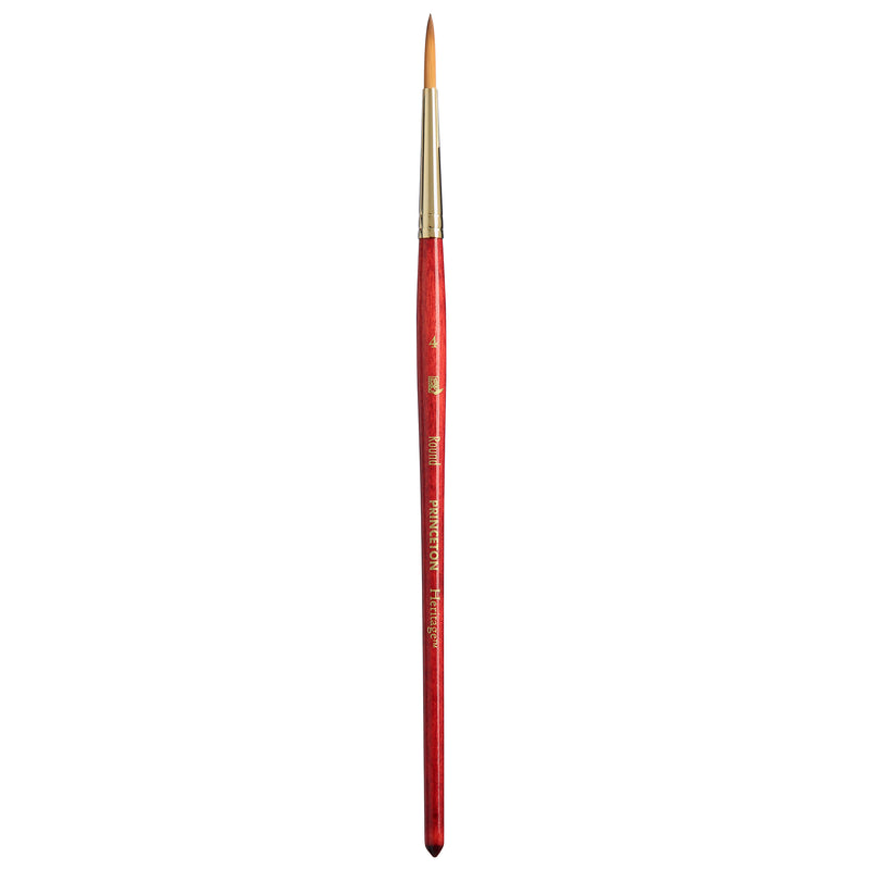 Heritage Round Brush Size 4 Series 4050 Short Scarlet Handle