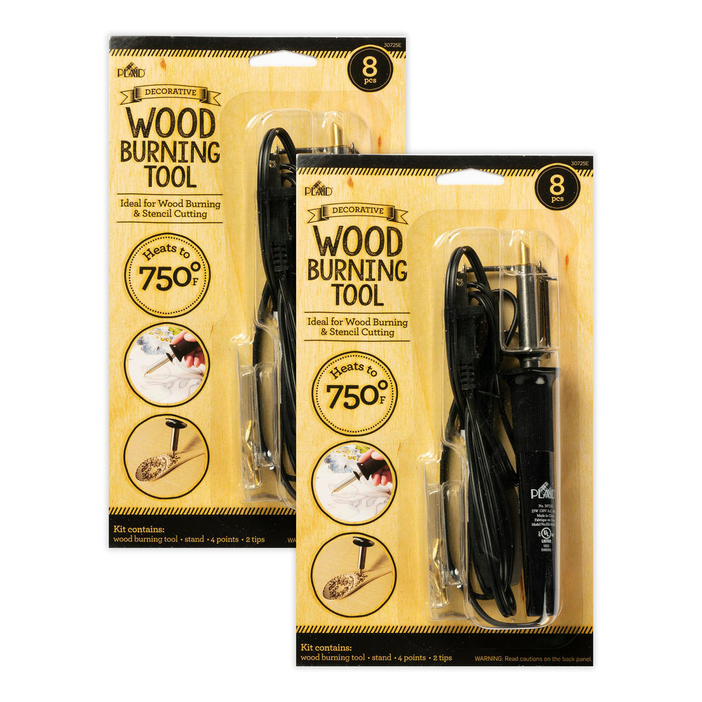 Decorative Wood Burning Tool Set, 8 Pieces Per Set, 2 Sets