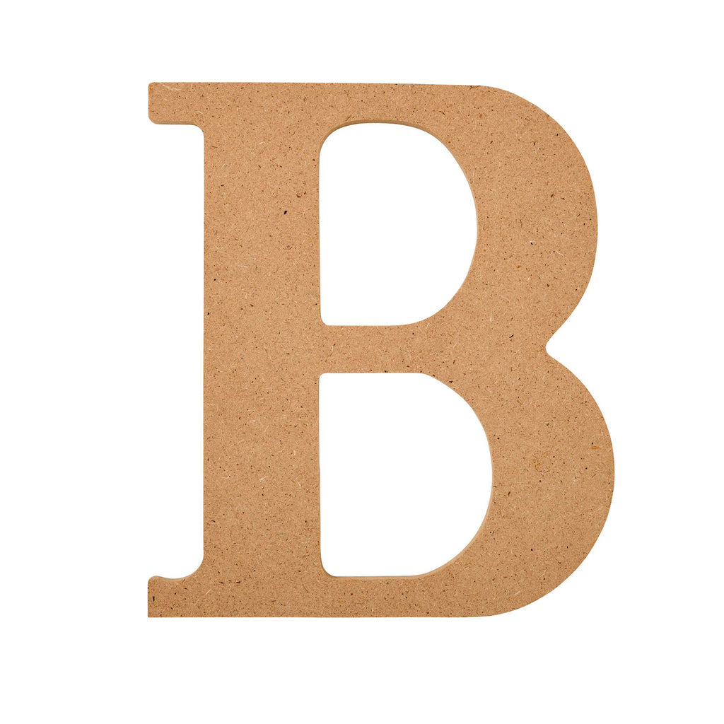 Plaid Mdf Letter B 5 Inch