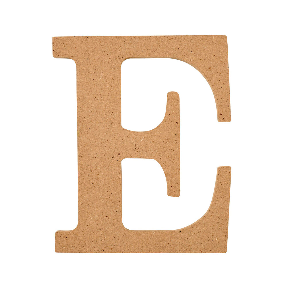 Plaid Mdf Letter E 5 Inch